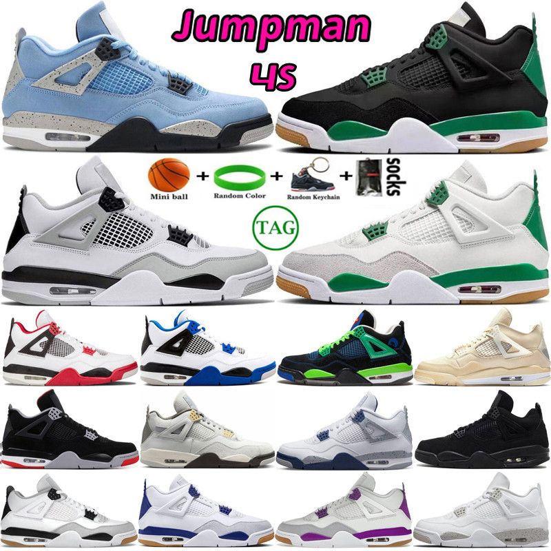 Mens Jumpman 4 Green Basketball Shoes 4s Alternate Military Black