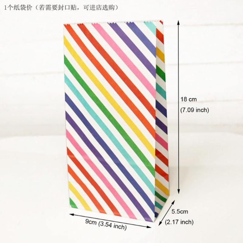 rainbow stripes China 18x9x5.5cm