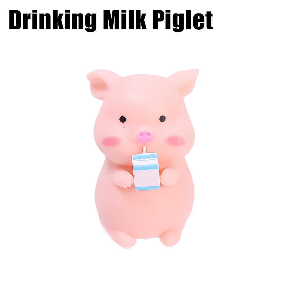 Drinking Milk Piglet