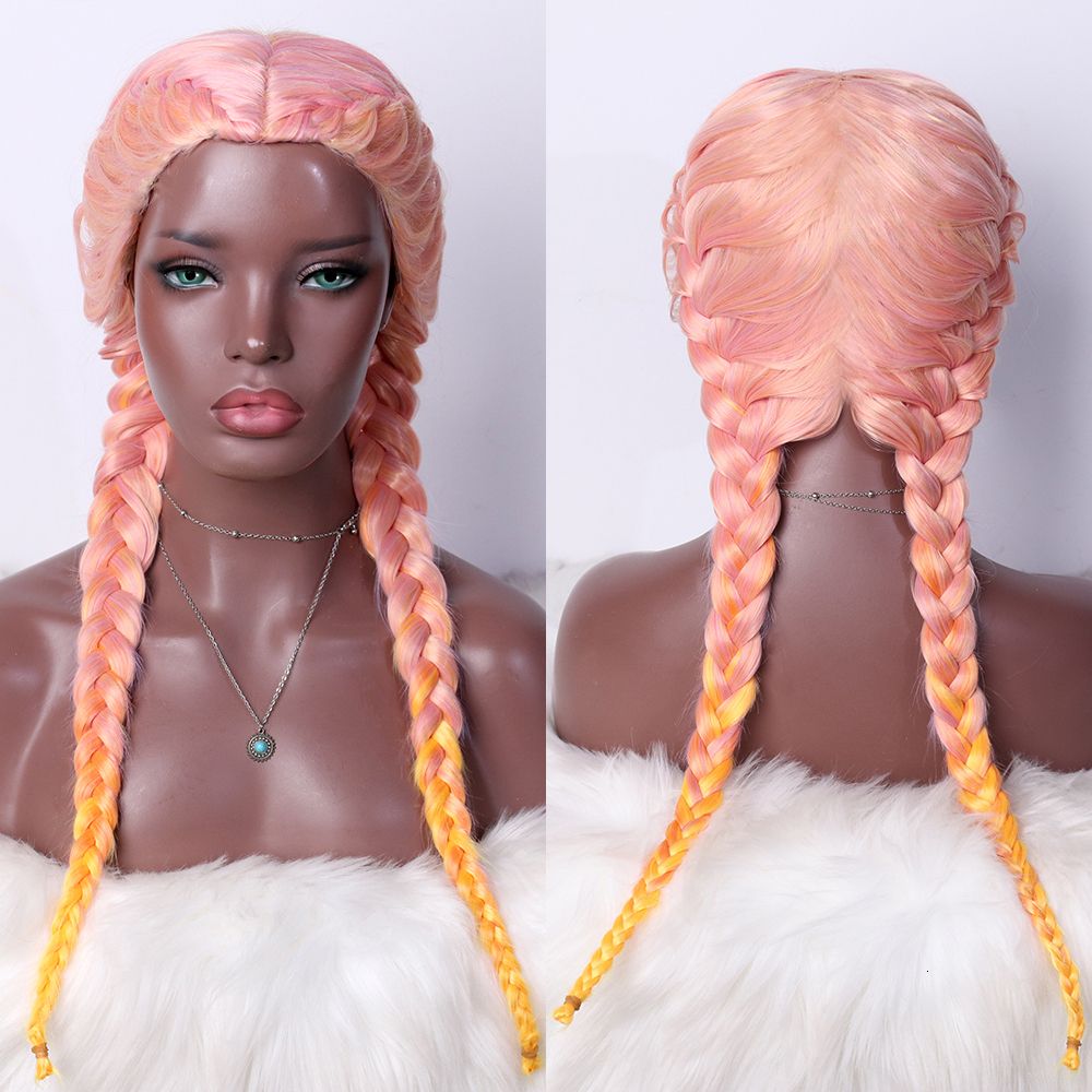 Orange Ombre Wig