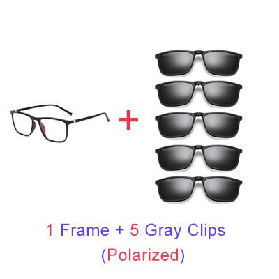 1 Frame 5 Gray Clips