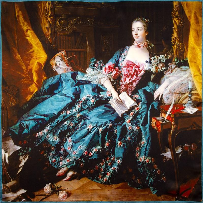 Madame de Pompadour 53 cm x 53 cm