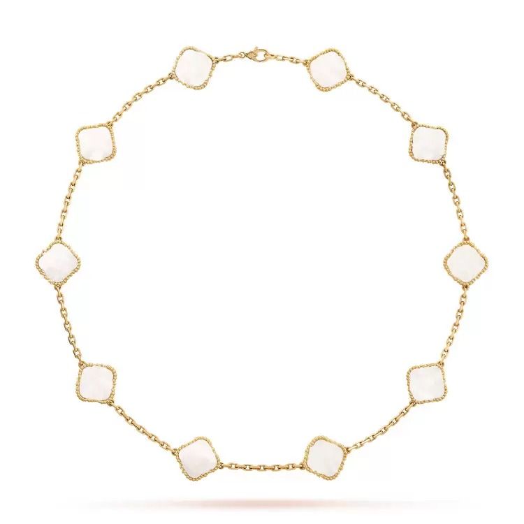 Rose Gold Mother of Pearl Necklace