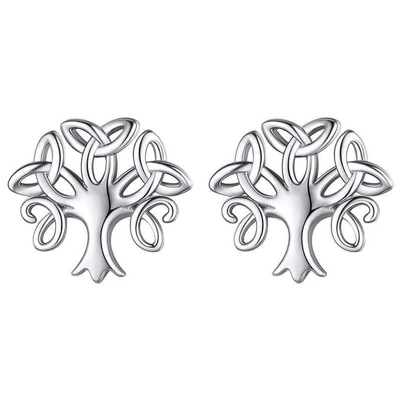 Life Tree Ear Studs (one pair, with