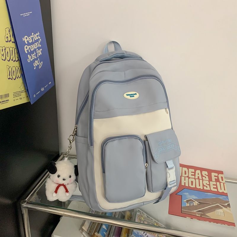 Blue-backpack