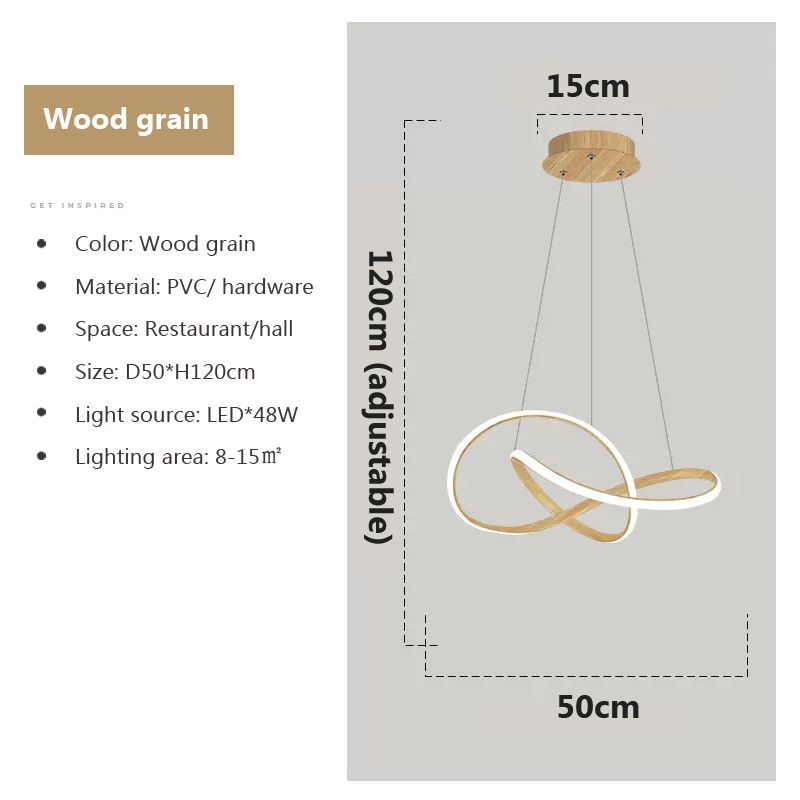 Drewniane 50 -cm trichromatyczne światło