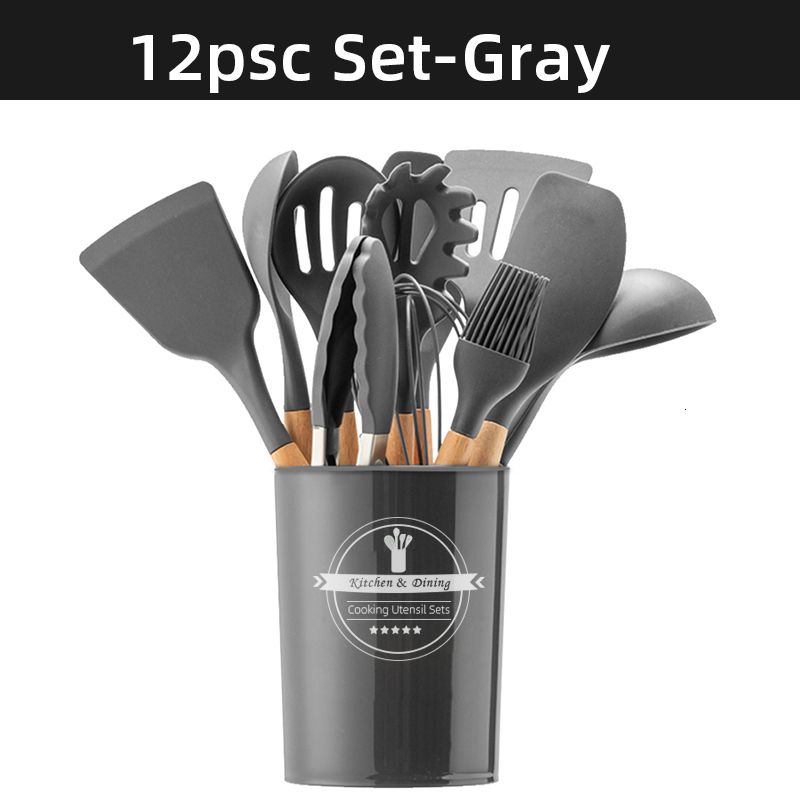 11pcs Grey Bucket