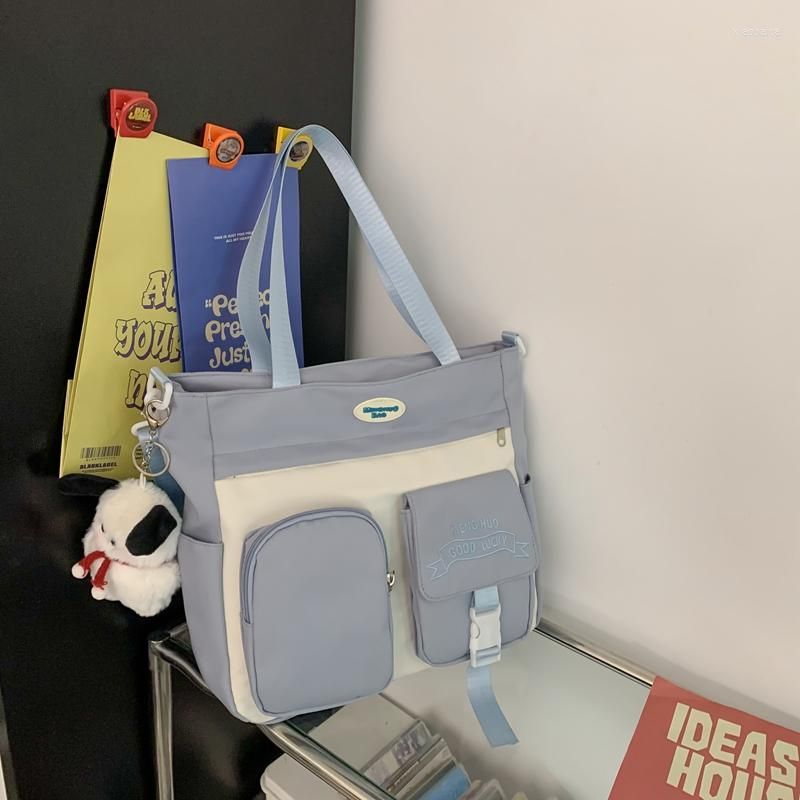 Blue-Shoulder bag