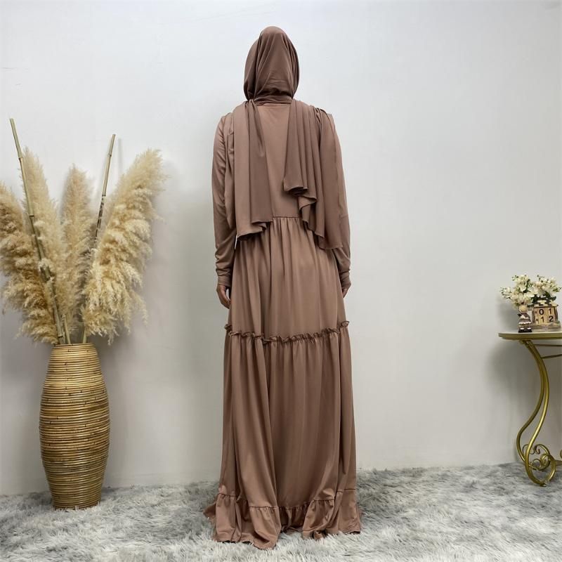 robe foulard marron S