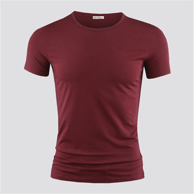 Rote Farbe o-Neck