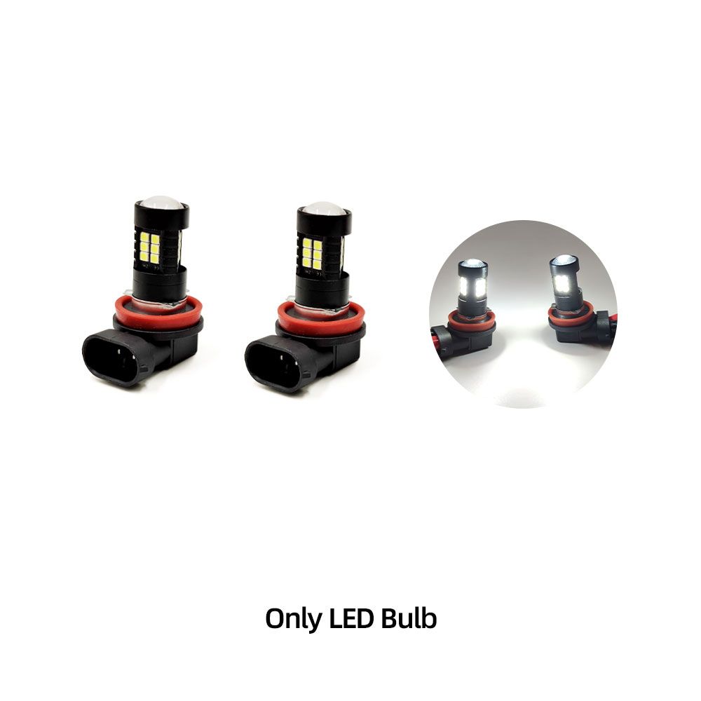 Endast LED -lampan