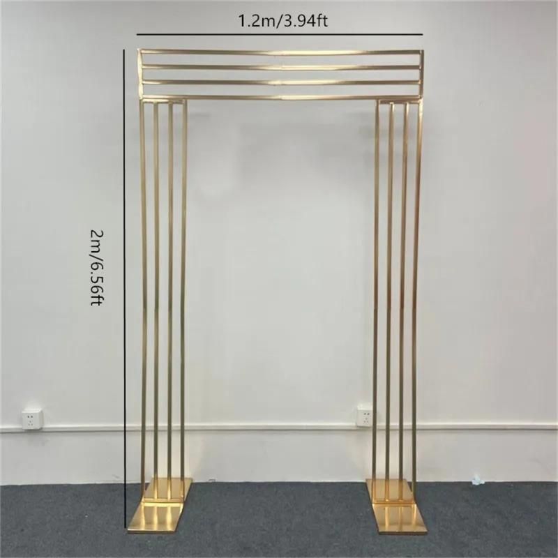 Gold-plated arch H2.0 x W1.2m