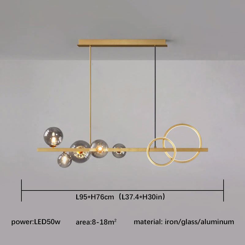 Doré - Gris fumé Chine Lumière chaude