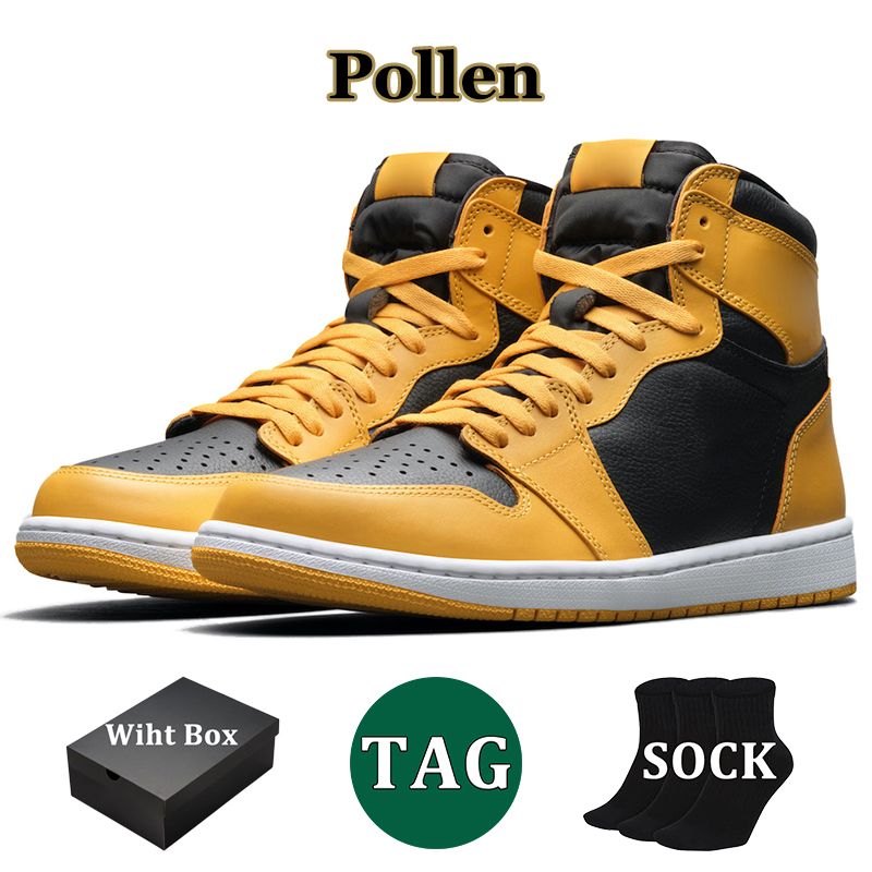 With Box 1 Basketball Shoes Men Women 1s Olive Black Phantom Spider