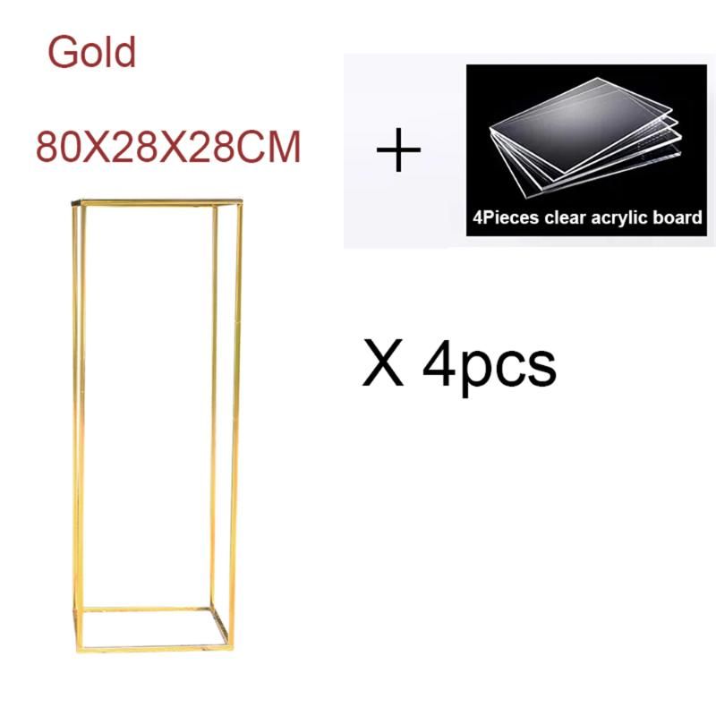 Gold-plated arch 80x28x28cm add top