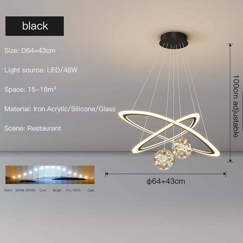 Nero - Regolazione luminosa 64 cm