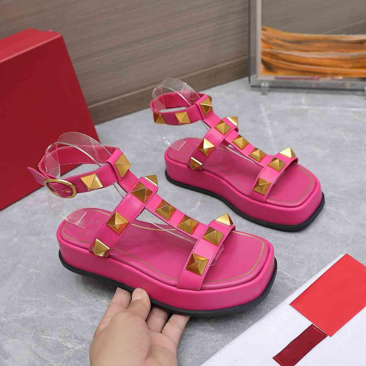 Fashion Sandals Brand Valentinosity Designers Women Platform