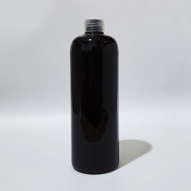 500 ml czarnej butelki przezroczysty plastik