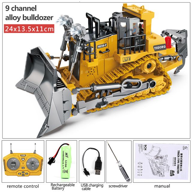 Gelber Bulldozer.