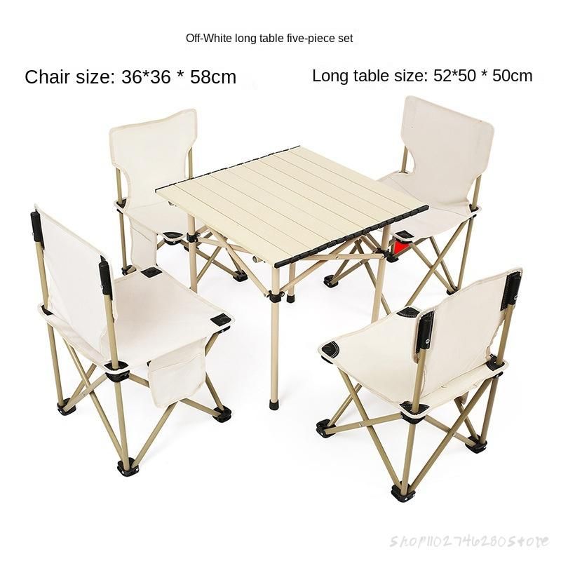 1beige Table 4chairs