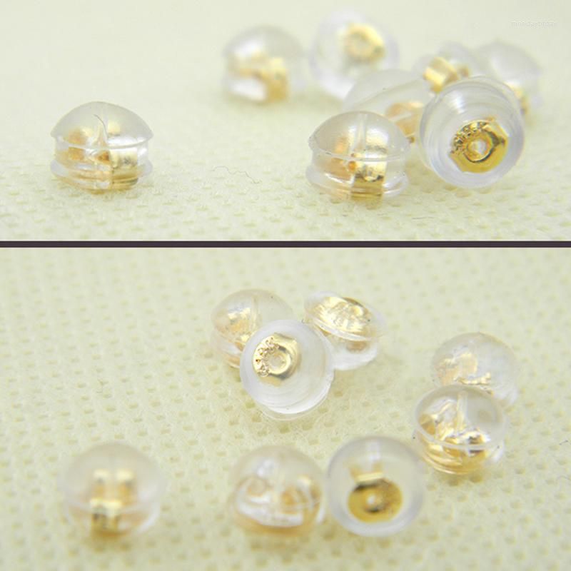 Earring Backs Silicone Clutch Rubber Earring Backs Soft Earring Stoppers Plastic Earring Posts Small Clear Rubber Earring Nuts 10pcs