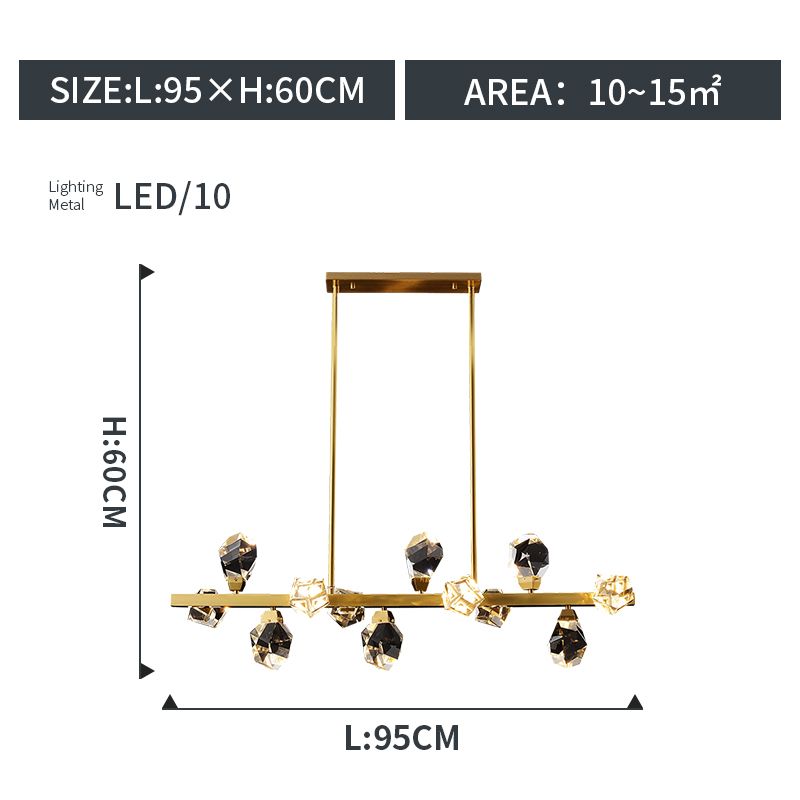 L95xh60cm lumière chaude 3000k