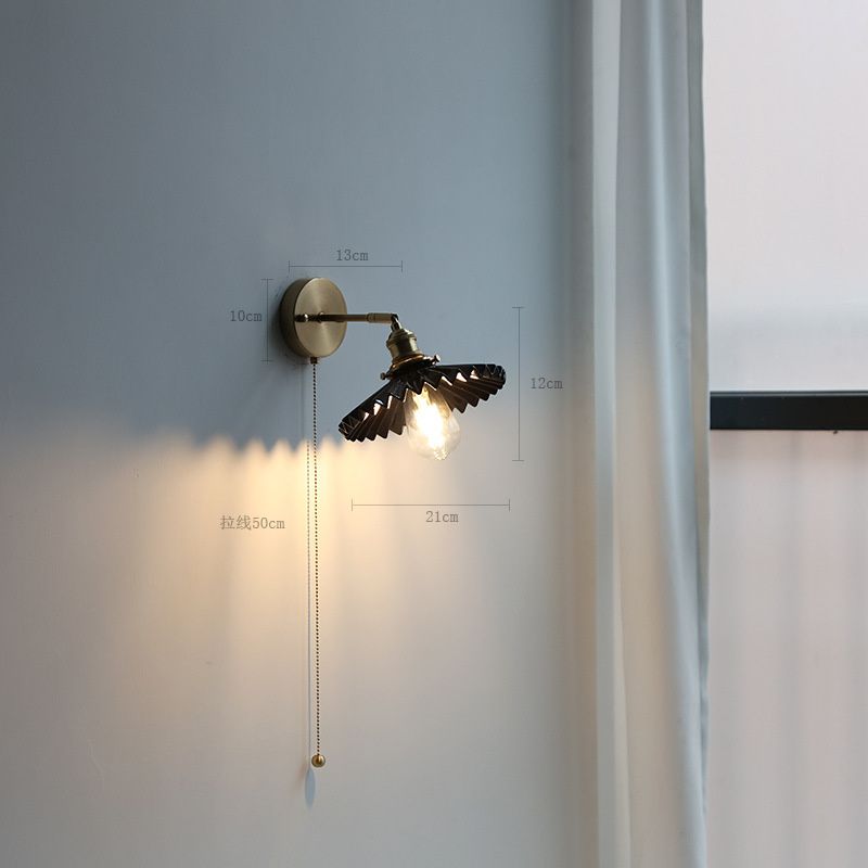 Guyed Wall Lamp