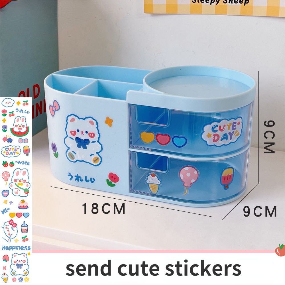 S Blue Send Sticker