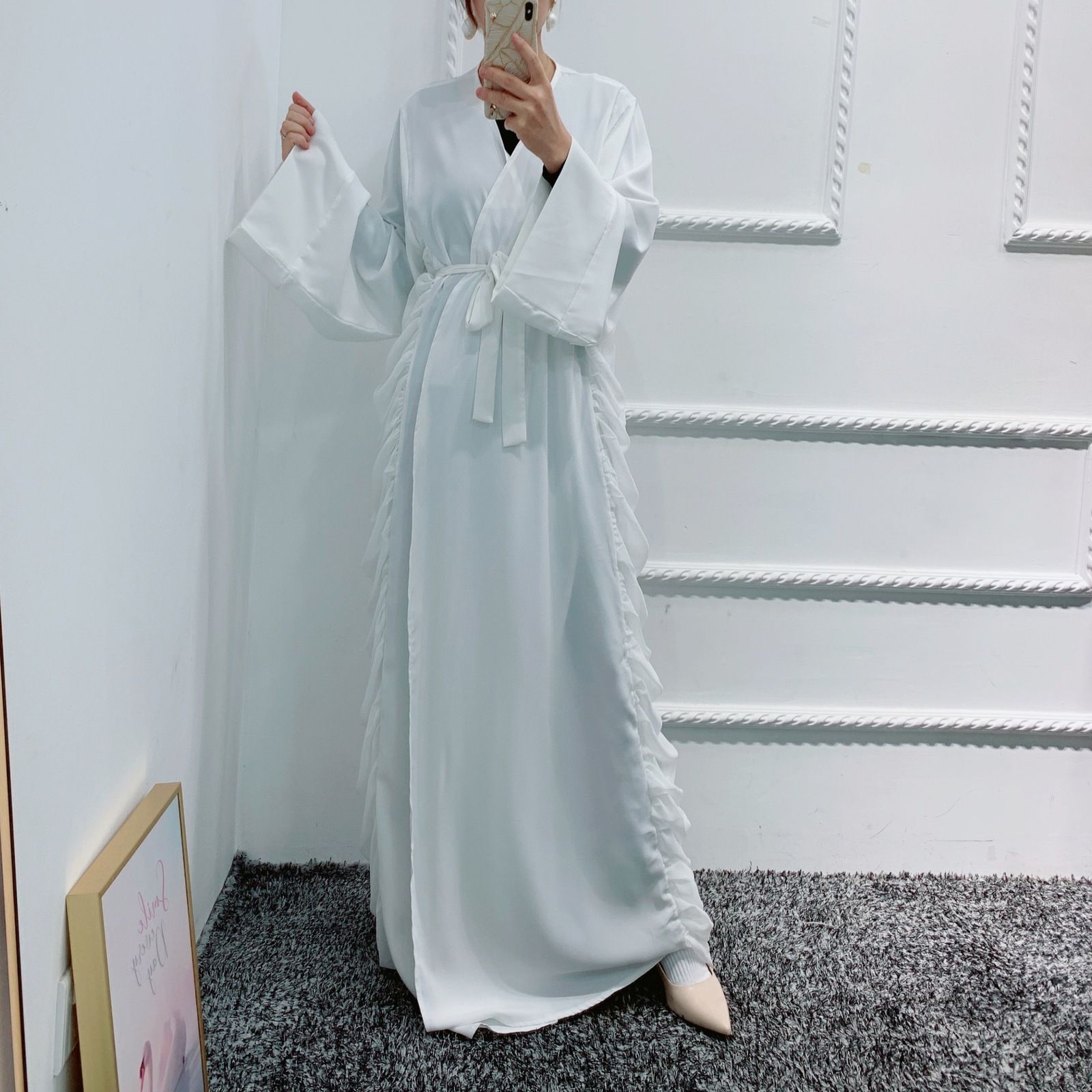 オプション：White No Hijab-XL