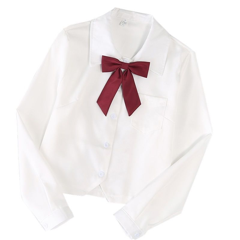 Red ribbon shirt