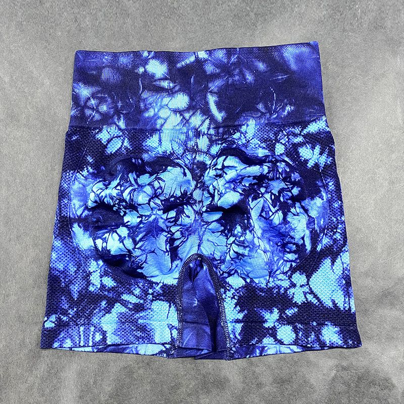 tie-dyed navy blue