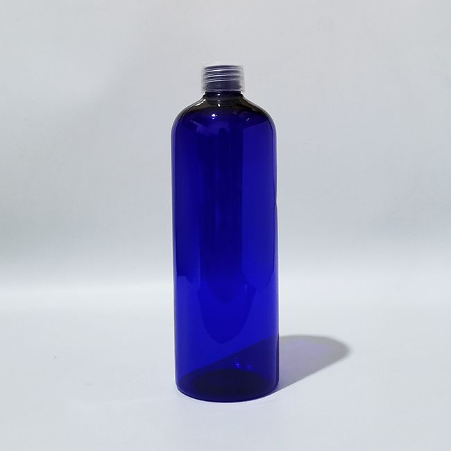 500 ml niebieska butelka przezroczysta plastik