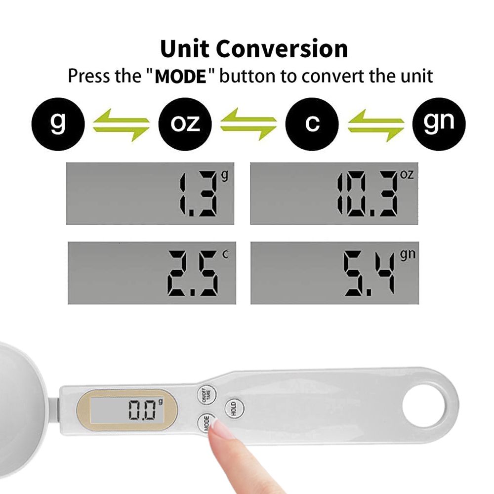 Acheter Mini cuillère balance de cuisine numérique électronique LCD balance  alimentaire 0.1-500g cuisson farine lait café poudre poids mesure cuillère