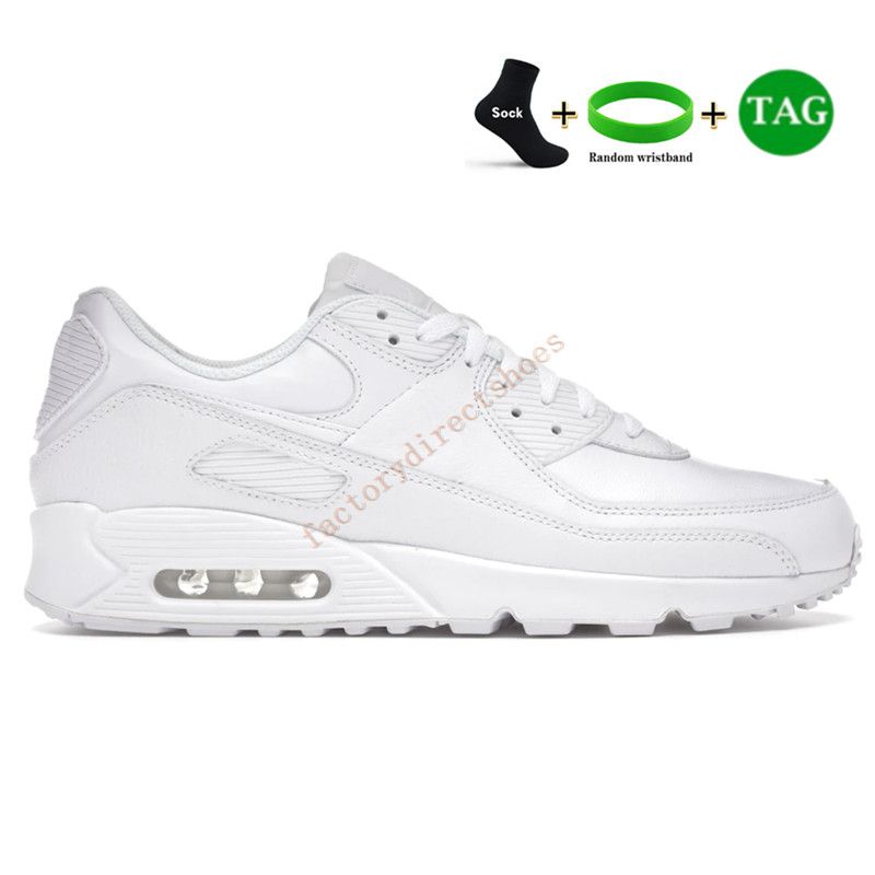 02 leather triple white