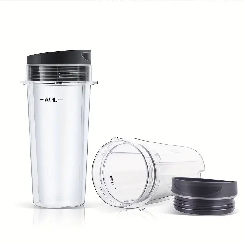 2 Pack 16oz Blender Cup Set For Ninja Replacement Parts, Single