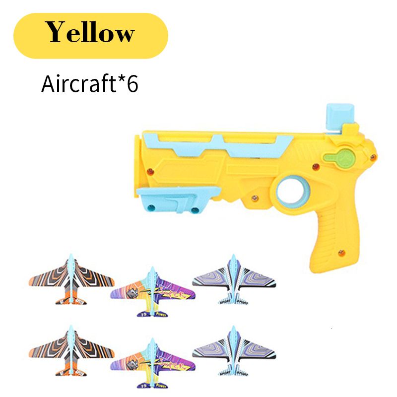 Yellow-6pcs Aircraft