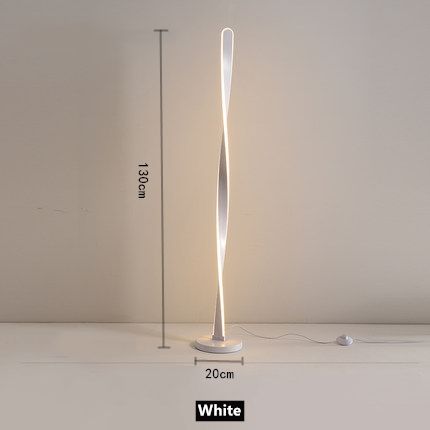 Lampe de sol blanc chaud blanc