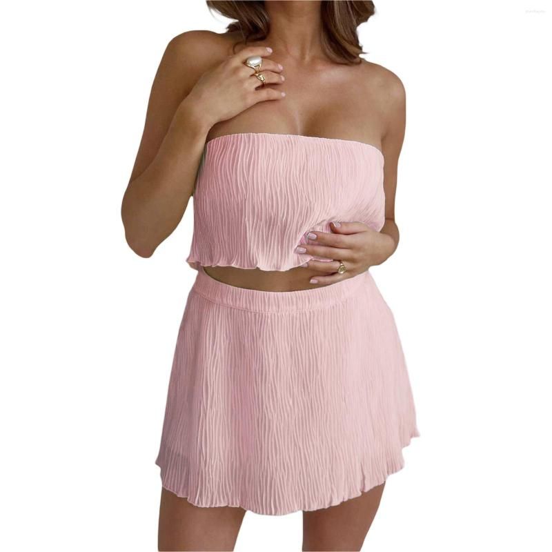 Pleated Pink