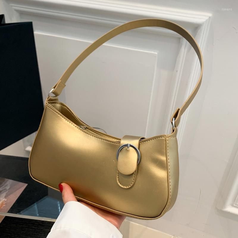 Evening Bags Solid Artificial Leather Shoulder For Women Casual