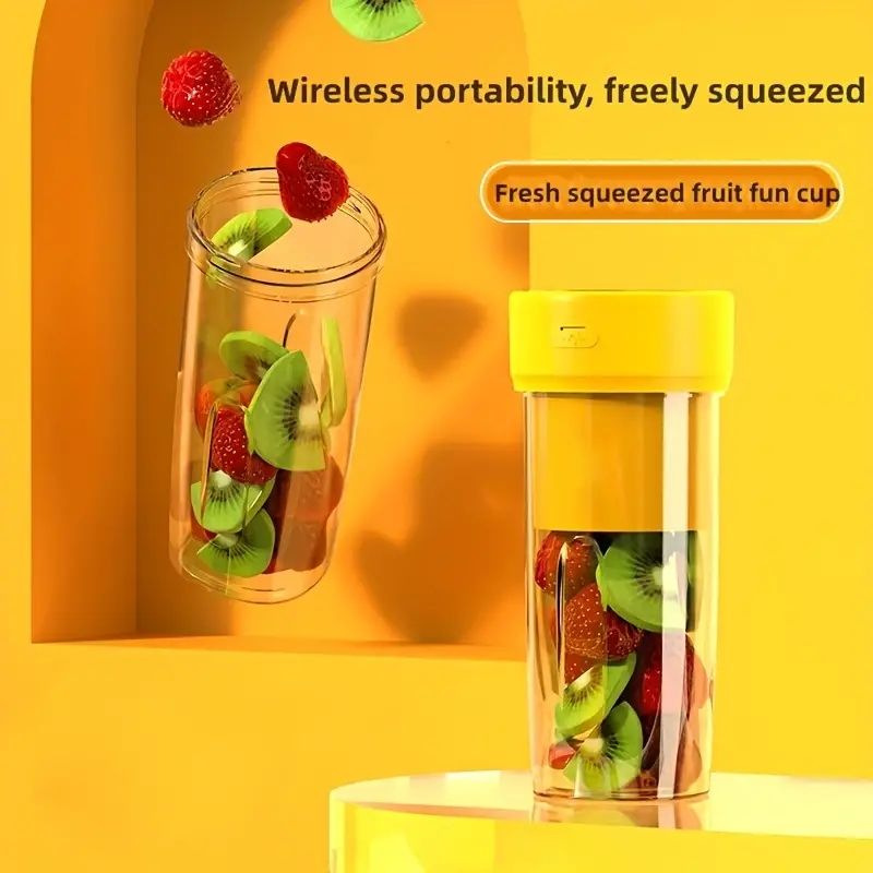 Portable Mini Wireless Blender Juicer: Get Freshly Squeezed