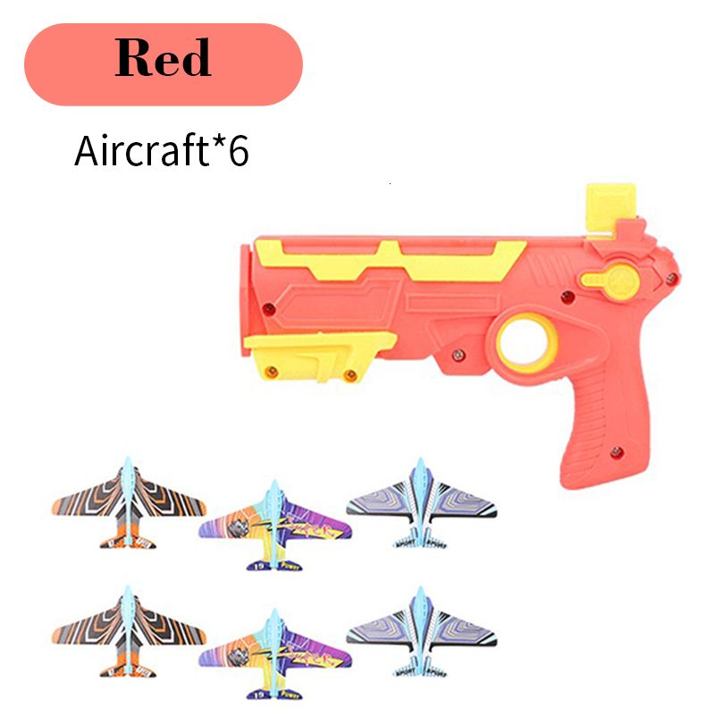 Red-6pcs Aircraft