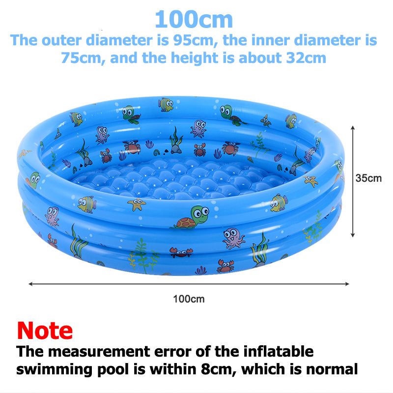 100cm blå