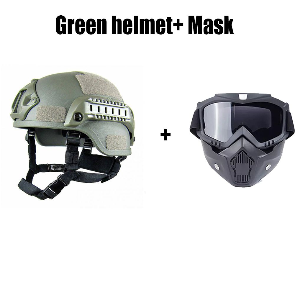 Green And Mask