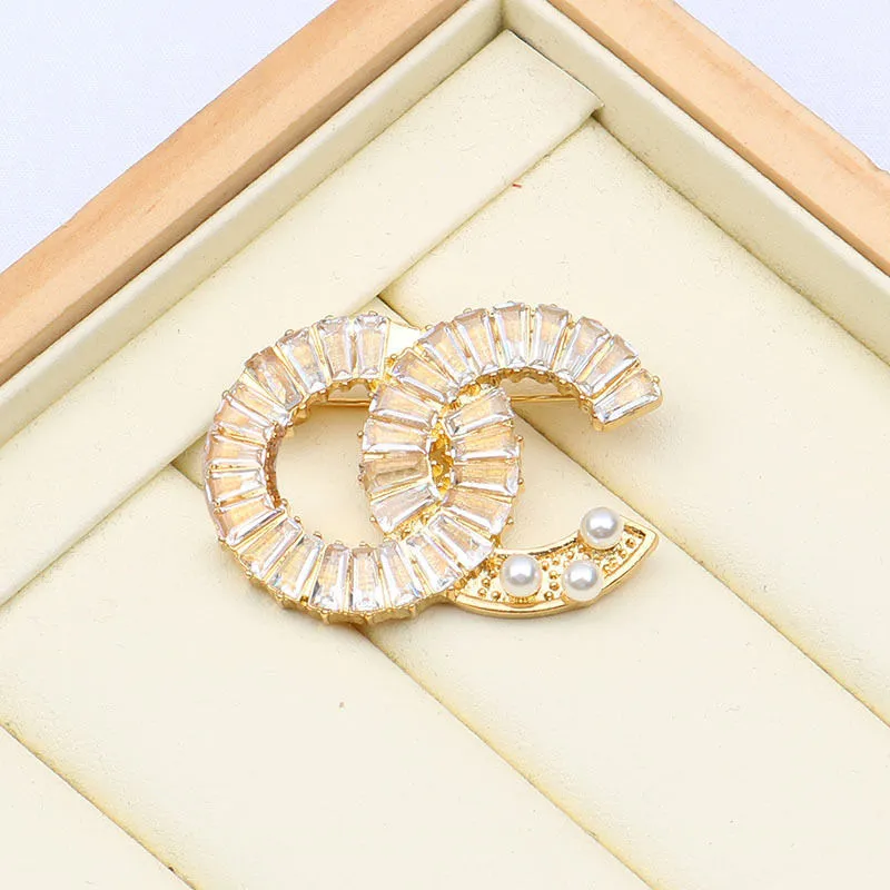 Designers Brooch Pins For Womens Mens Classic Gold Luxury Brooches Pin Lady  Brand Bamboo Texture Party Gift Letters Specifications 2304153PE From  Auzoo, $10.62