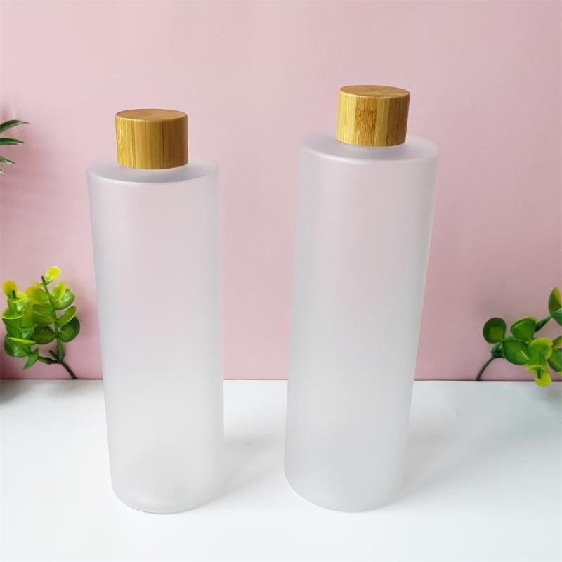 400ml Bamboo Screw Cap Plastic Bottle