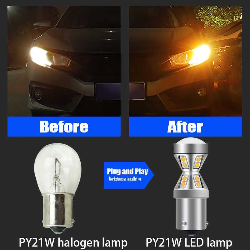 7507 PY21W LED Bulbs For Turn Signals, Daytime Running Lights