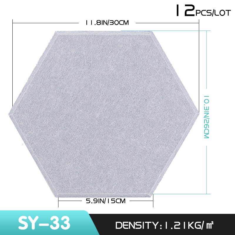 12pcszh Sy33-Small Hexagon