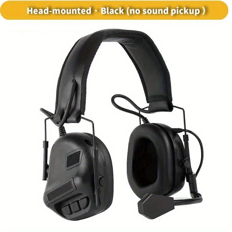 black head-mounted