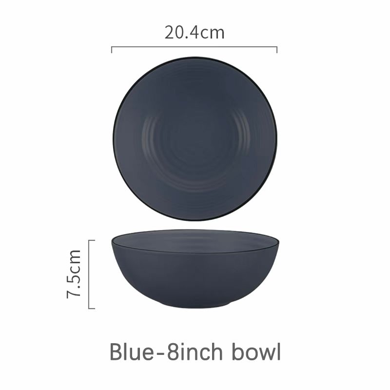 blue-8 inch bowl