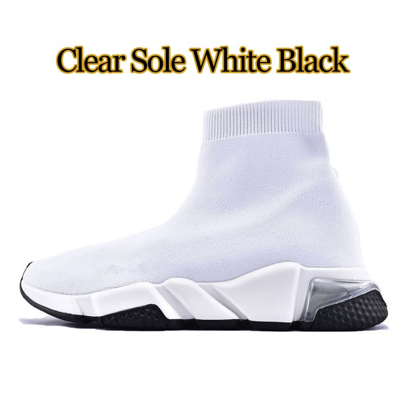 # 14 Clear Sole Bianco Nero